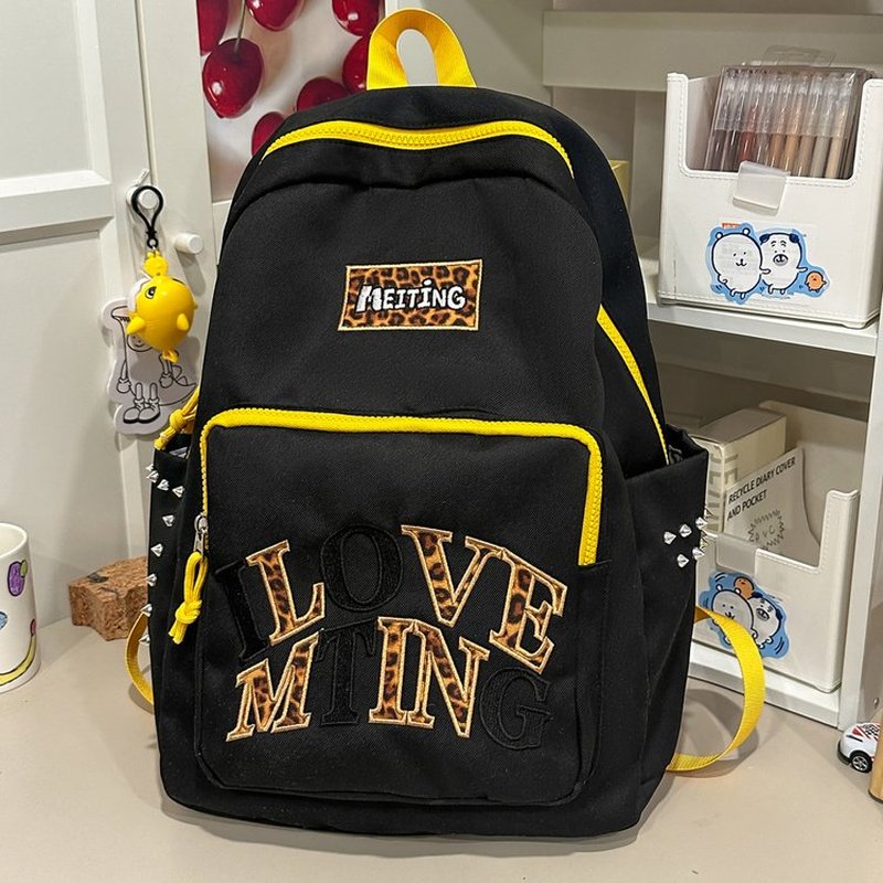 Ransel Abu-abu Y2K untuk Wanit - School Backpack Teen ulasan dan harga